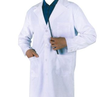 پارچه کجراه سفید روپوش پزشکی